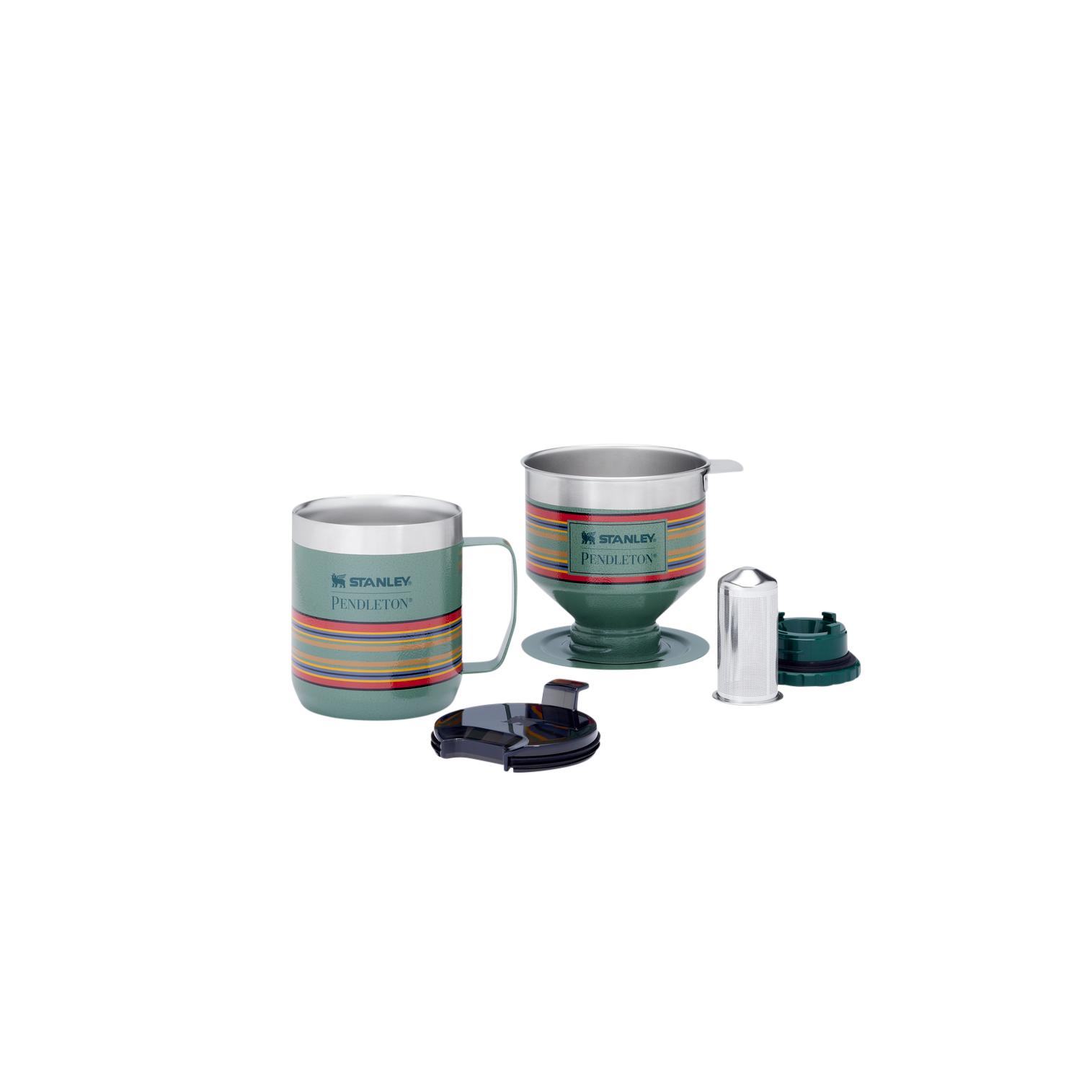 Stanley x Pendleton Classic Perfect-Brew Pour Over Set: Yakima Camp Stripe