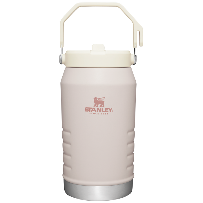 Stanley IceFlow 64 oz Stainless Steel Tumbler in Rose Quartz with flip straw lid