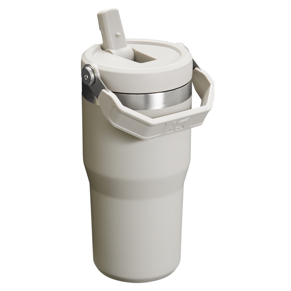 Stanley The IceFlow FlipStraw Tumbler Water Bottle 20 OZ In Ash Grey