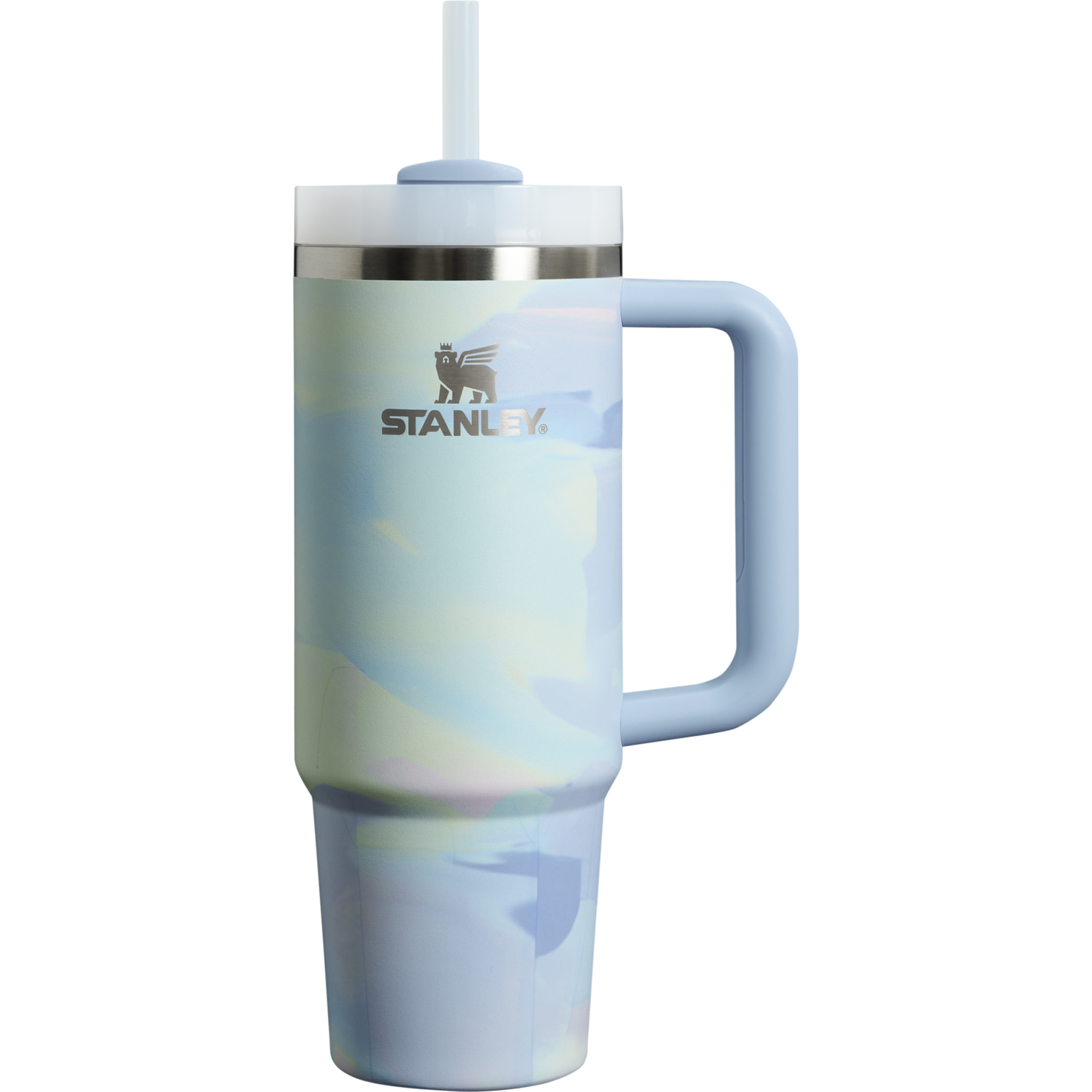 The Clean Slate Quencher H2.0 FlowState™ Tumbler | 30 OZ: Cool Serene Brushstroke