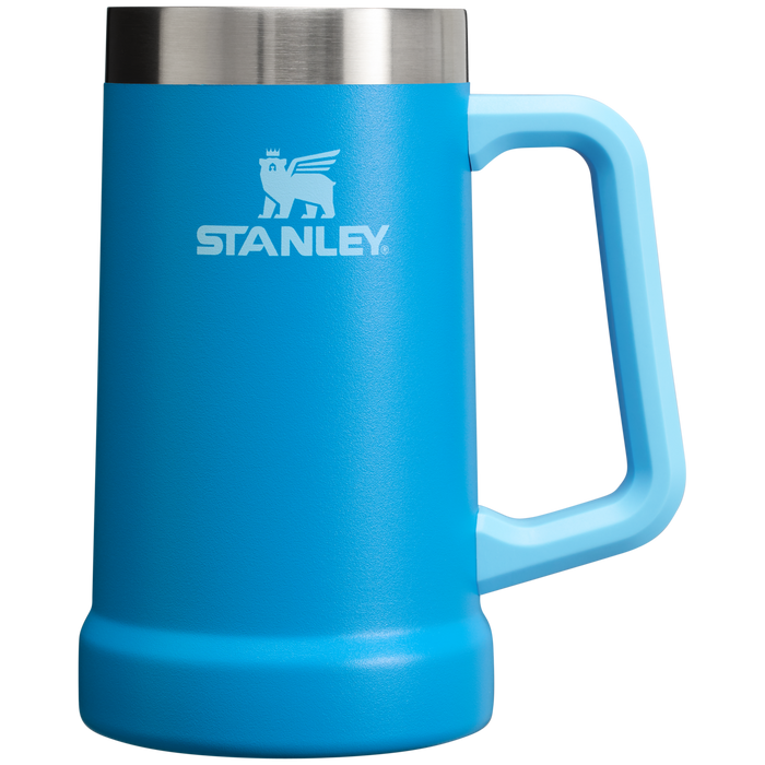 Stanley Heavy Duty Big Grip 24 oz Beer Stein in Azure Blue