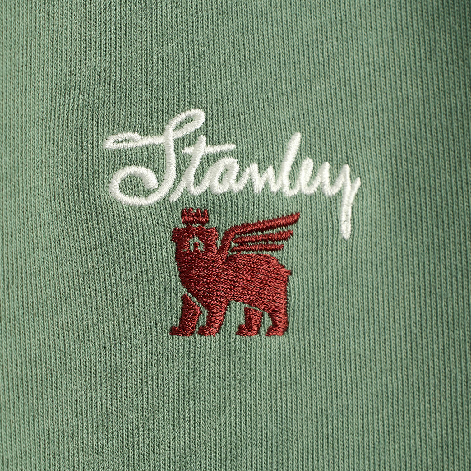 The Signature Crew Sweatshirt: Stanley Green / XS