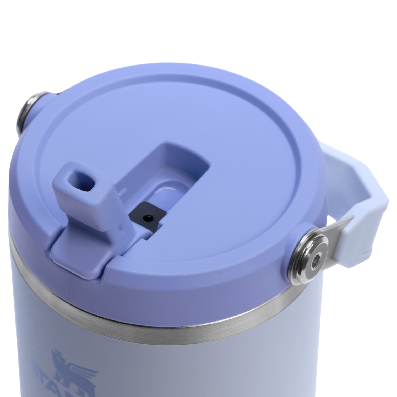 Stanley 40 OZ IceFlow Stainless Steel Water Bottle In Dew Drop Purple n with Flip Straw