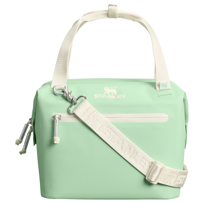 Stanley 7.4 QT All Day Julienne Mini Cooler In Pistachio Green With Carry Handle & Strap