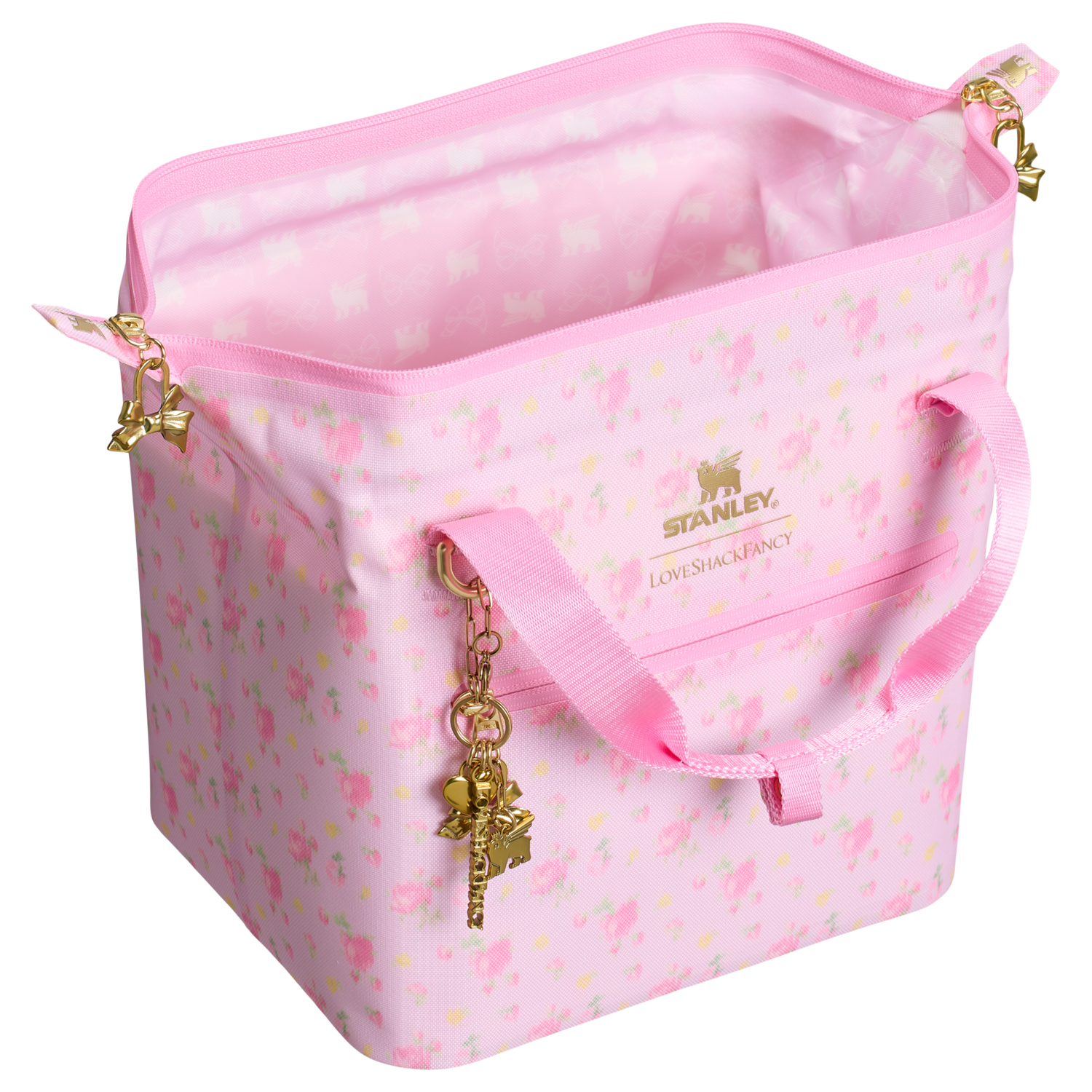 Stanley 1913 Stanley 1913 x LoveShackFancy All Day Julienne Mini Cooler 10 Can 7.4 QT 7.0 L in Ibiza Sunset | View 2