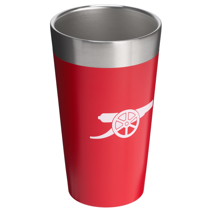 Stanley Arsenal 16 OZ Stay Chill Stainless Steel Stacking Pint In Arsenal Red