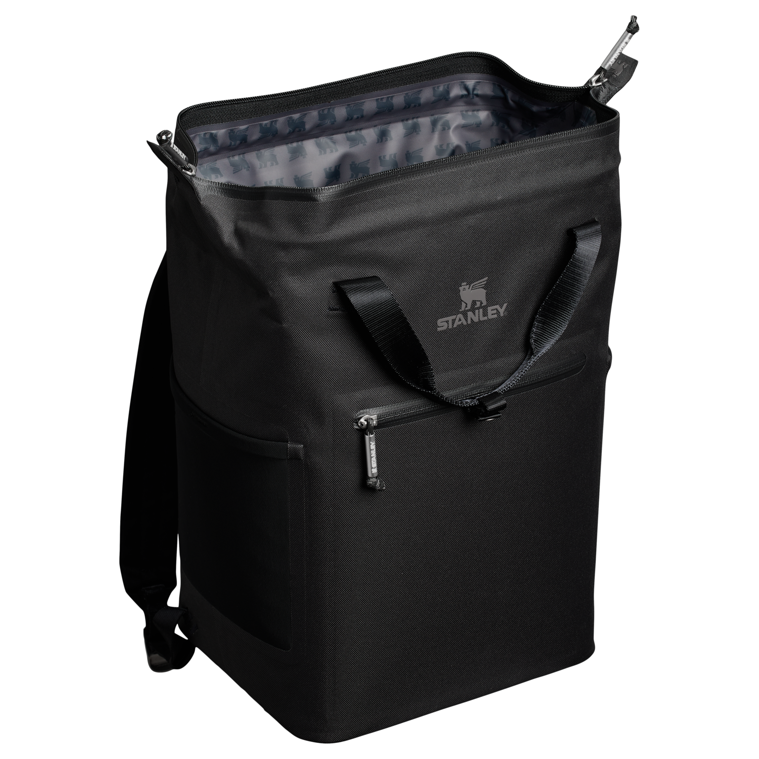 Stanley 14 Quart All Day Madeleine Mini Soft Sided Cooler Backpack In Black