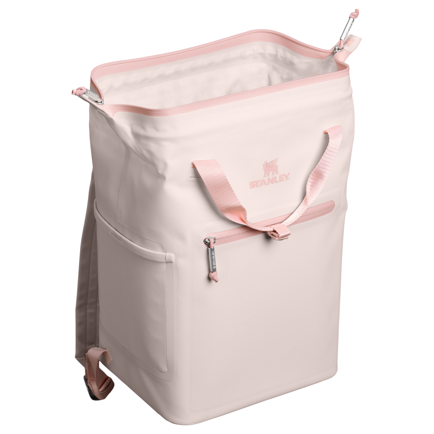 Stanley 14 QT All Day Madeleine Midi Soft Sided Cooler Backpack In Rose Quartz Pink
