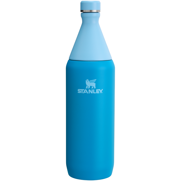 Stanley Leak Proof 34 OZ All Day Slim Bottle with removable collar in Azure