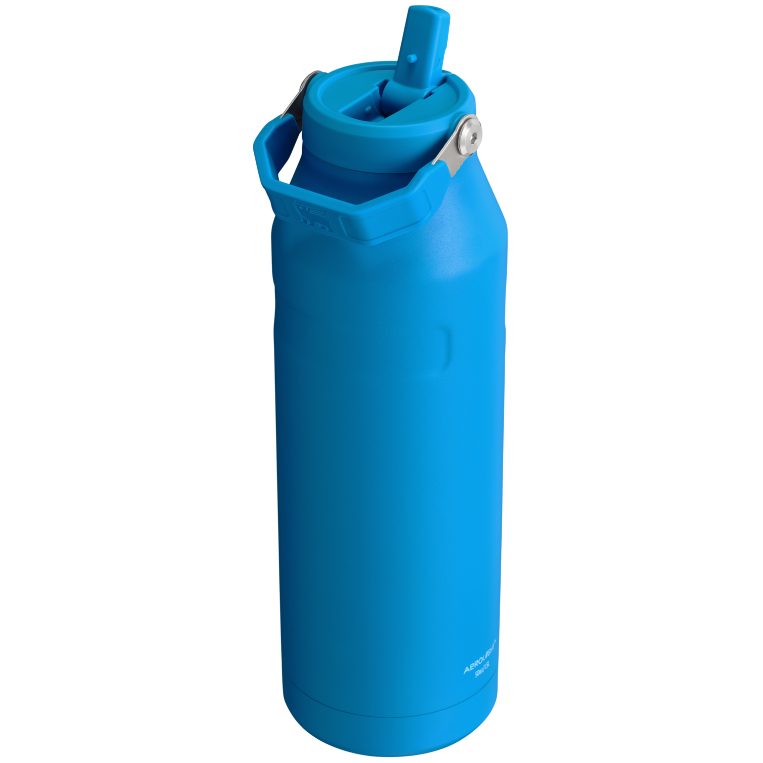 Stanley IceFlow Aerolight stainless steel water bottle in Azure with Flip Straw