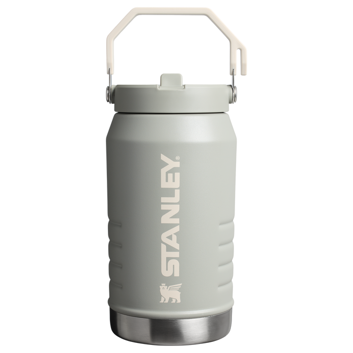 Stanley 64 OZ IceFlow Flip Straw Water Jug In Sage Grey