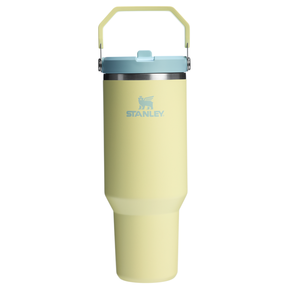 Stanley 40 OZ Ice Flow Flip Straw Insulated Tumbler In Pomelo Yellow