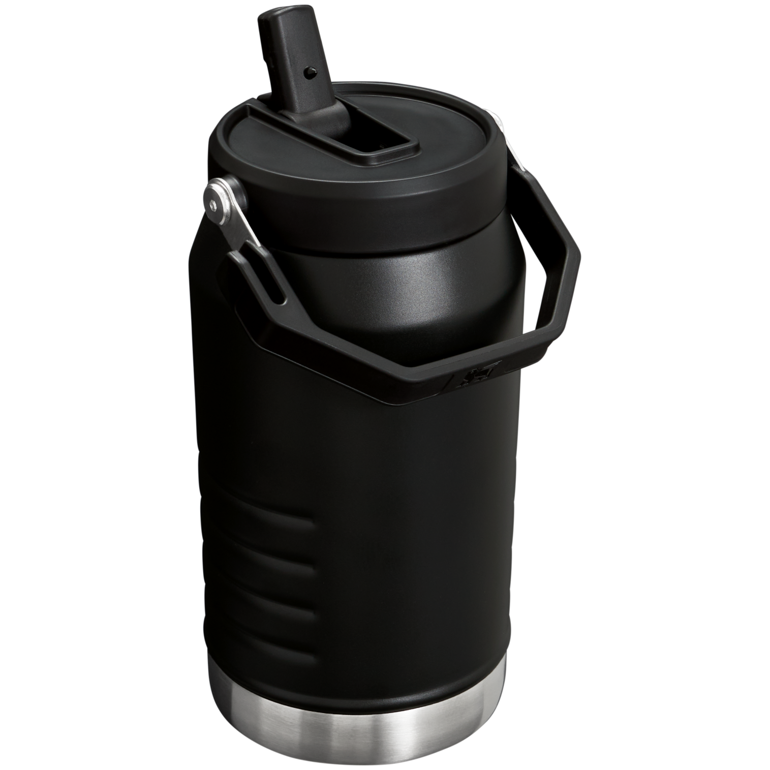 Stanley IceFlow 64 oz Stainless Steel Tumbler in Black with flip straw lid