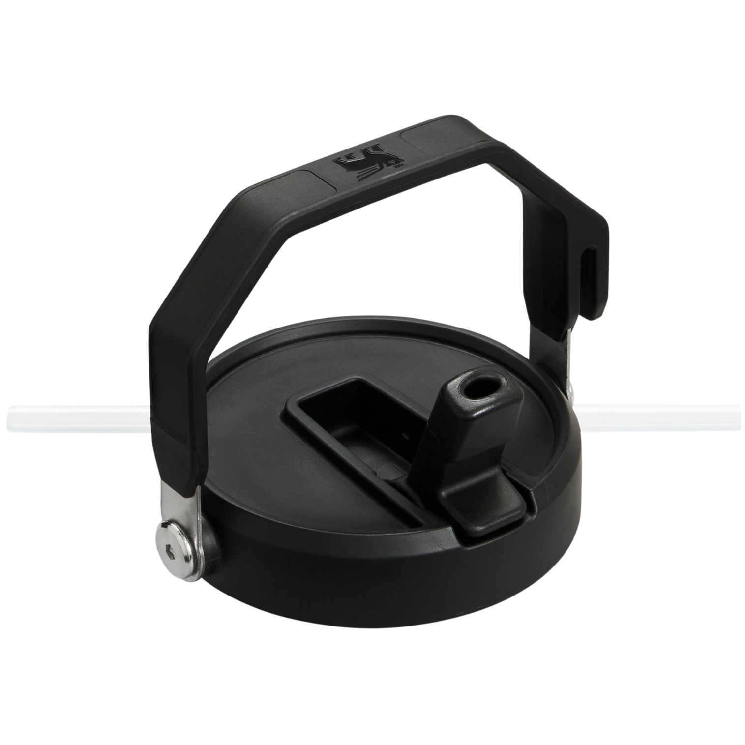 Stanley IceFlow 64 oz Stainless Steel Tumbler in Black with flip straw lid