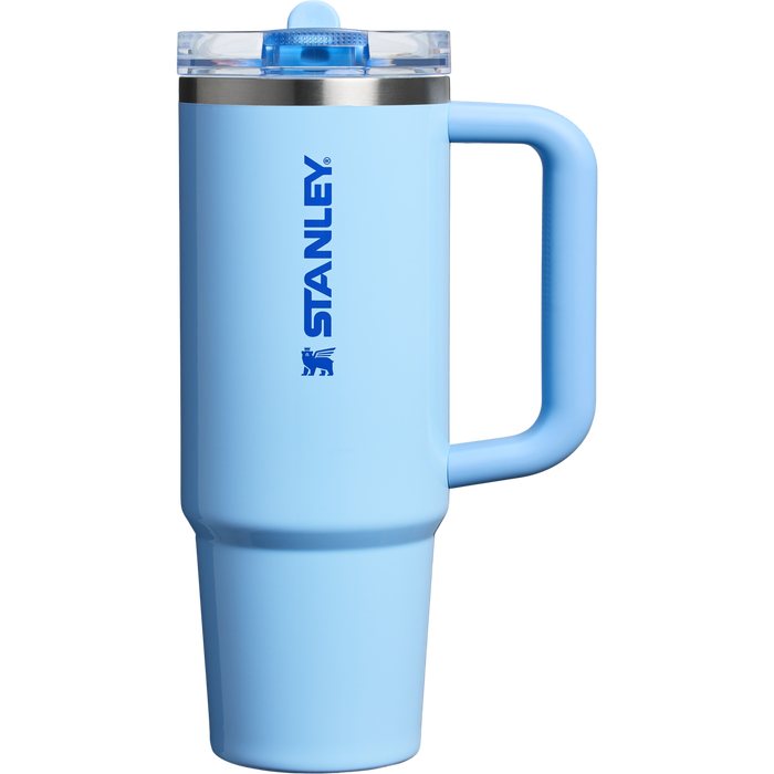 Stanley 30 OZ Quencher Flip Straw ProTour Stainless Steel Tumbler In Cornflower Blue From The Oasis Collection