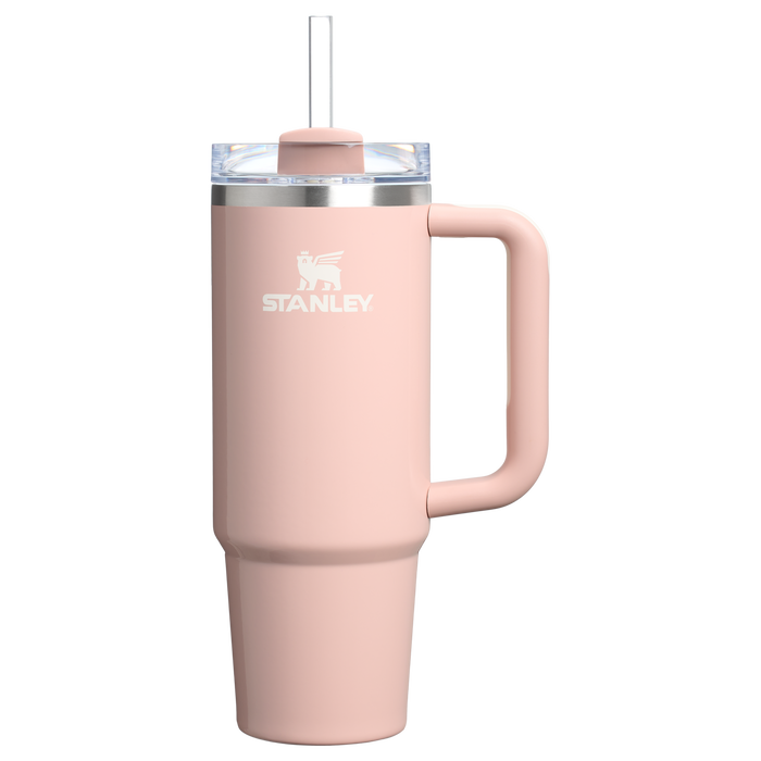 Stanley 30 OZ Quencher Stainless Steel Tumbler In Peach Whip Pink From The Oasis Collection
