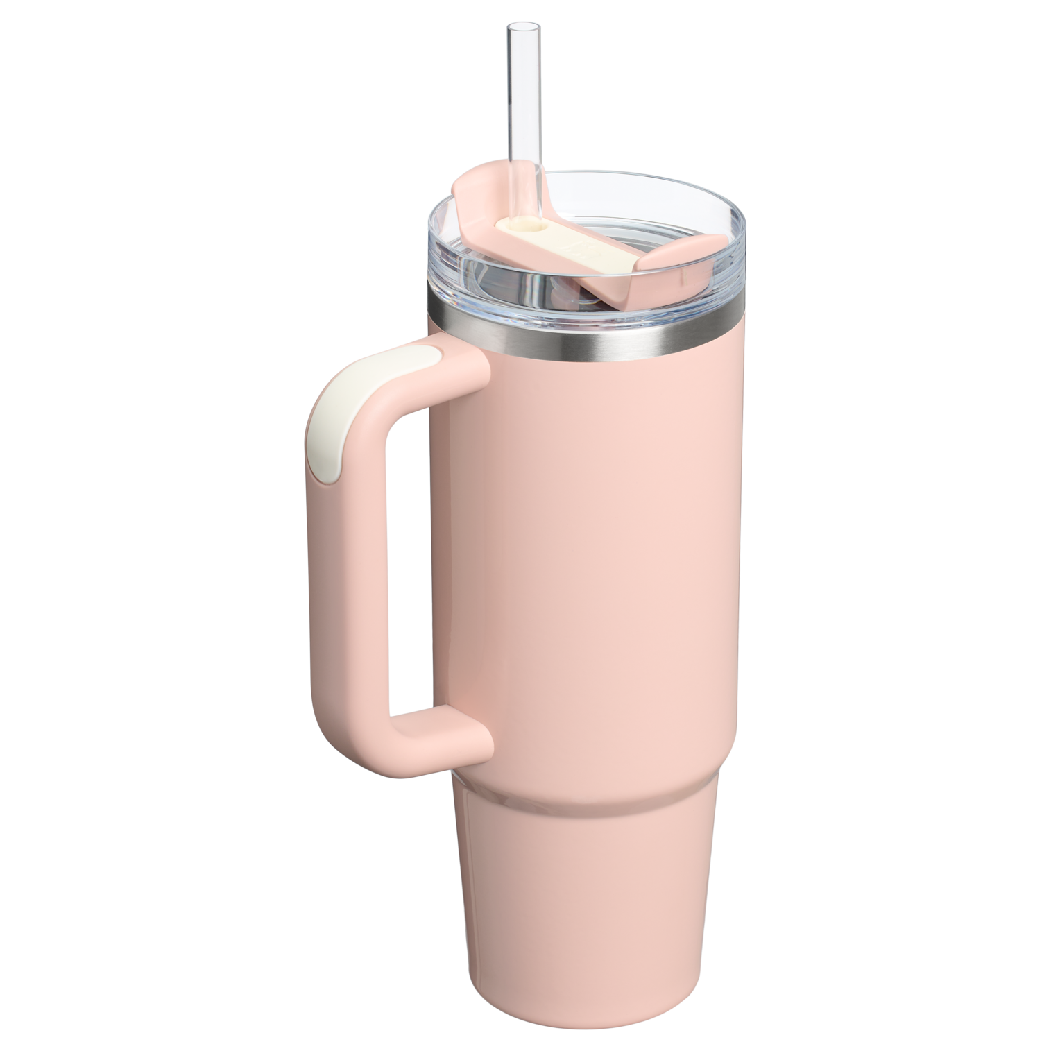 Stanley 30 OZ Quencher Stainless Steel Tumbler In Peach Whip Pink From The Oasis Collection