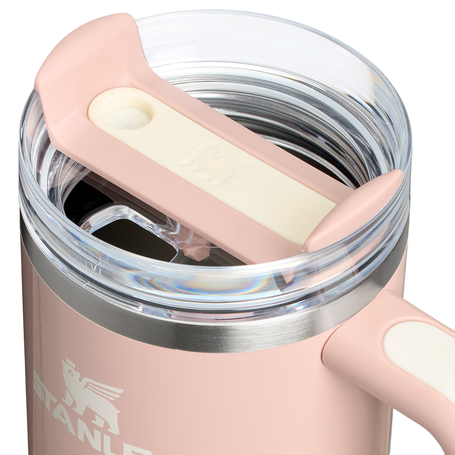 Stanley 30 OZ Quencher Stainless Steel Tumbler In Peach Whip Pink From The Oasis Collection