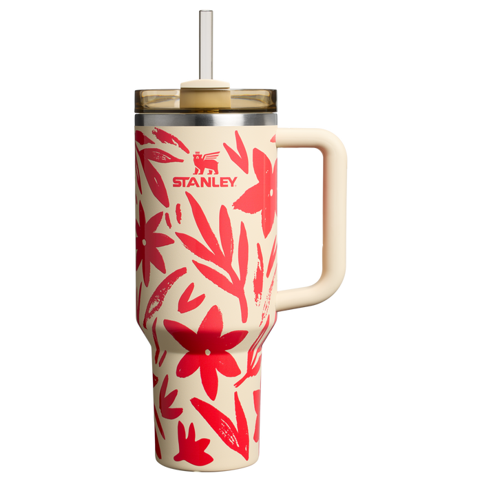 Stanley 40 OZ Mother's Day Quencher Insulated Tumbler In Resort Floral