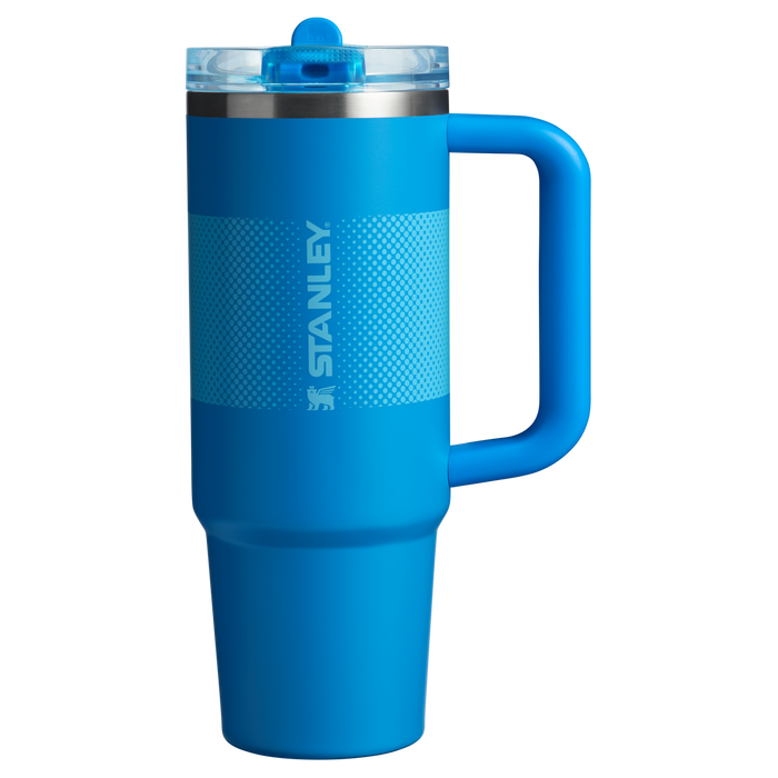 The Stanley Quencher ProTour Flip Straw Tumbler 30 OZ in Azure Blue Fade