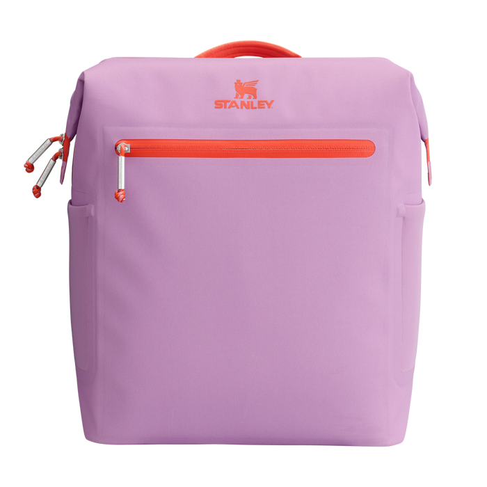Stanley All Day Madeleine Lunchbox with adjustable backpack straps in Lilac