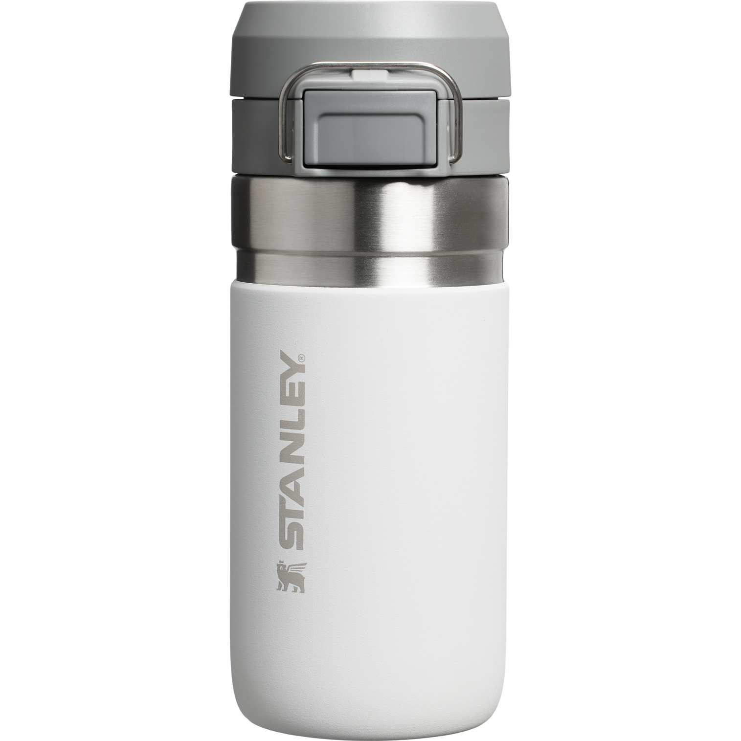 Stanley 16 OZ Quick Flip Go Water Bottle In Frost White