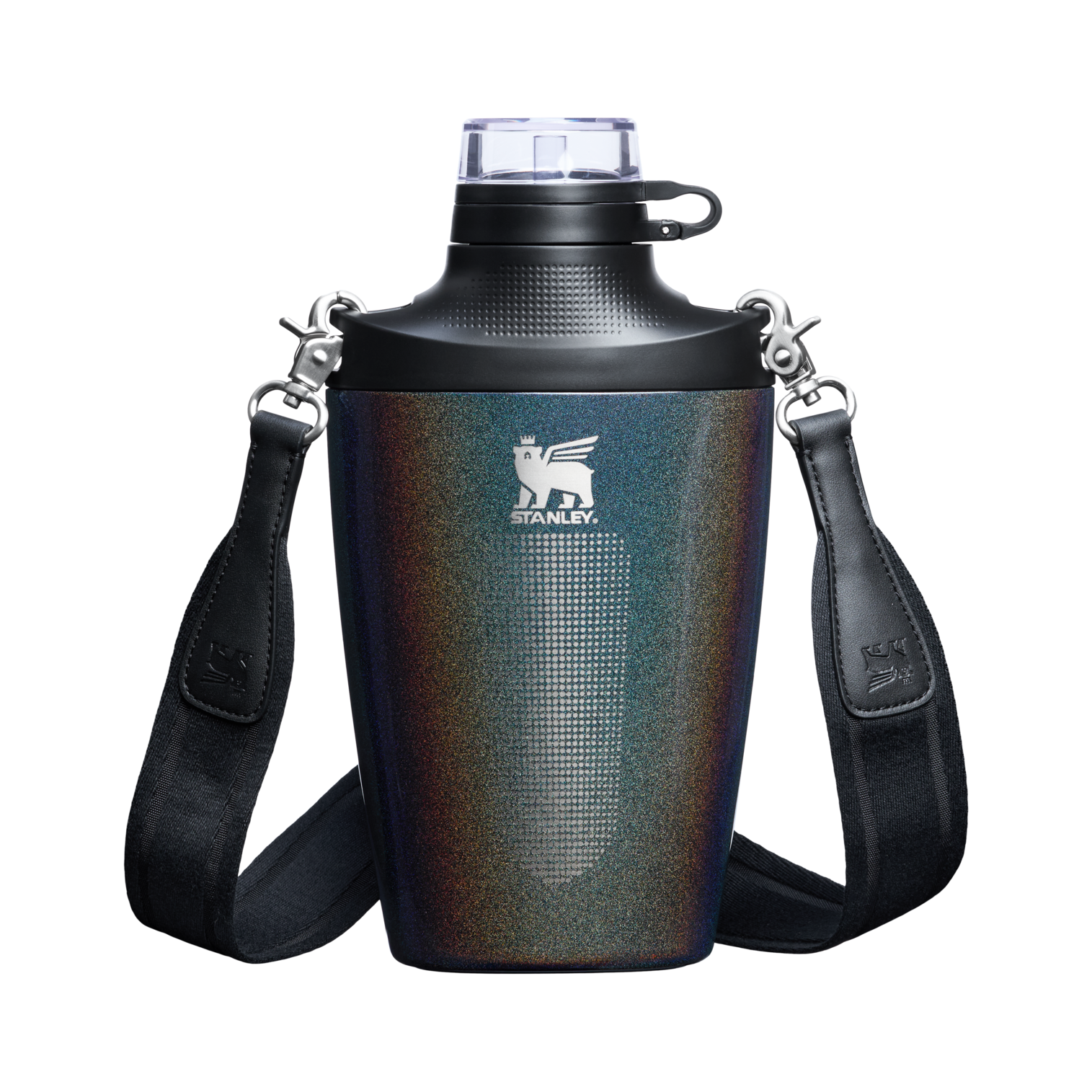 The Stanley Cross Bottle 23 OZ In Midnight Glitz