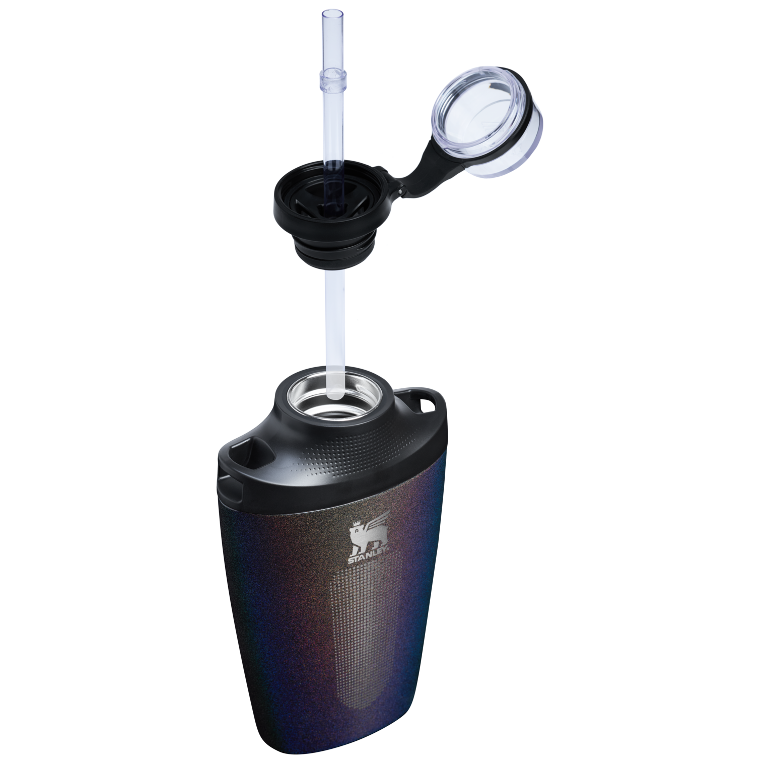 The Stanley Cross Bottle 23 OZ In Midnight Glitz