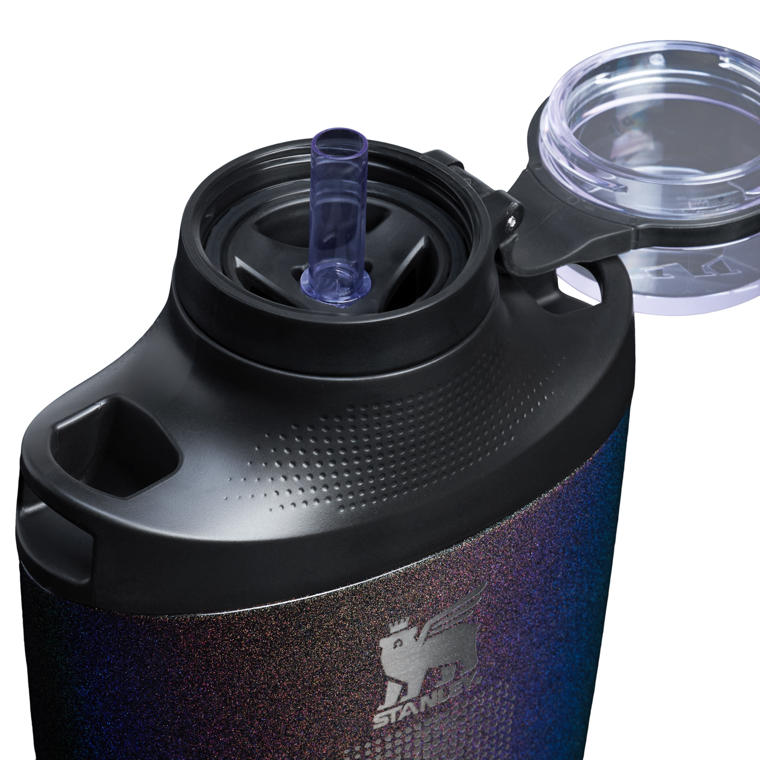 The Stanley Cross Bottle 23 OZ In Midnight Glitz