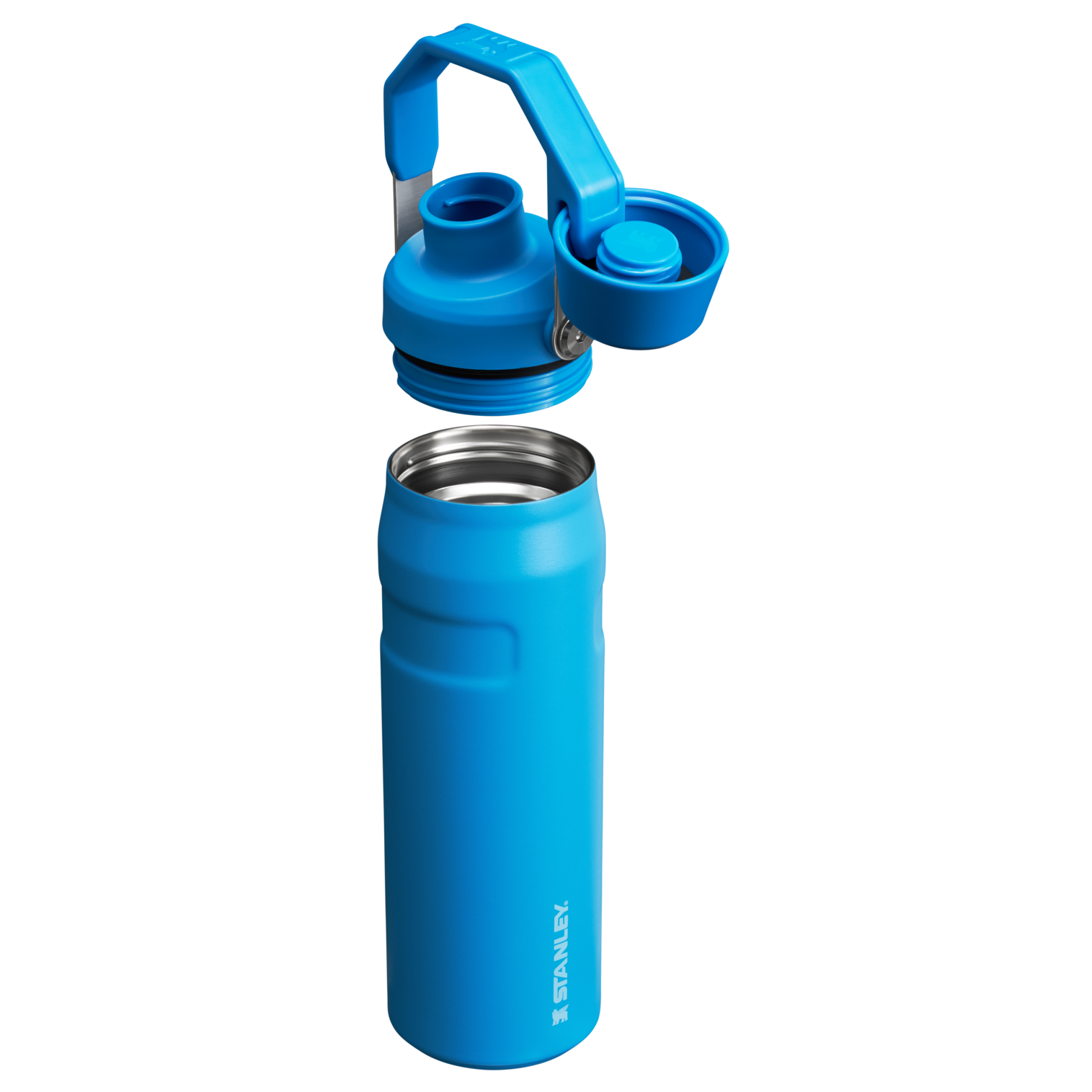 The Stanley IceFlow Aerolight Water Bottle Fast Flow 24OZ In Azure Blue