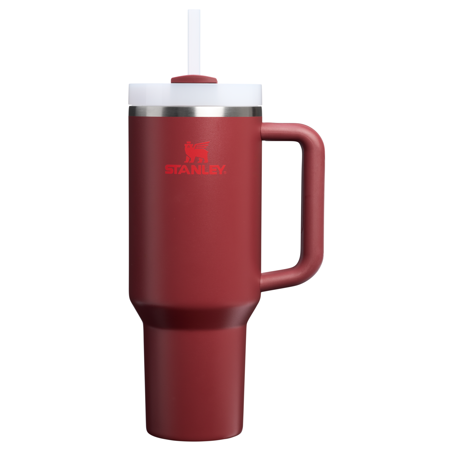 Stanley 40 OZ Quencher ProTour Flip Straw Stainless Steel Tumbler In Cranberry Red