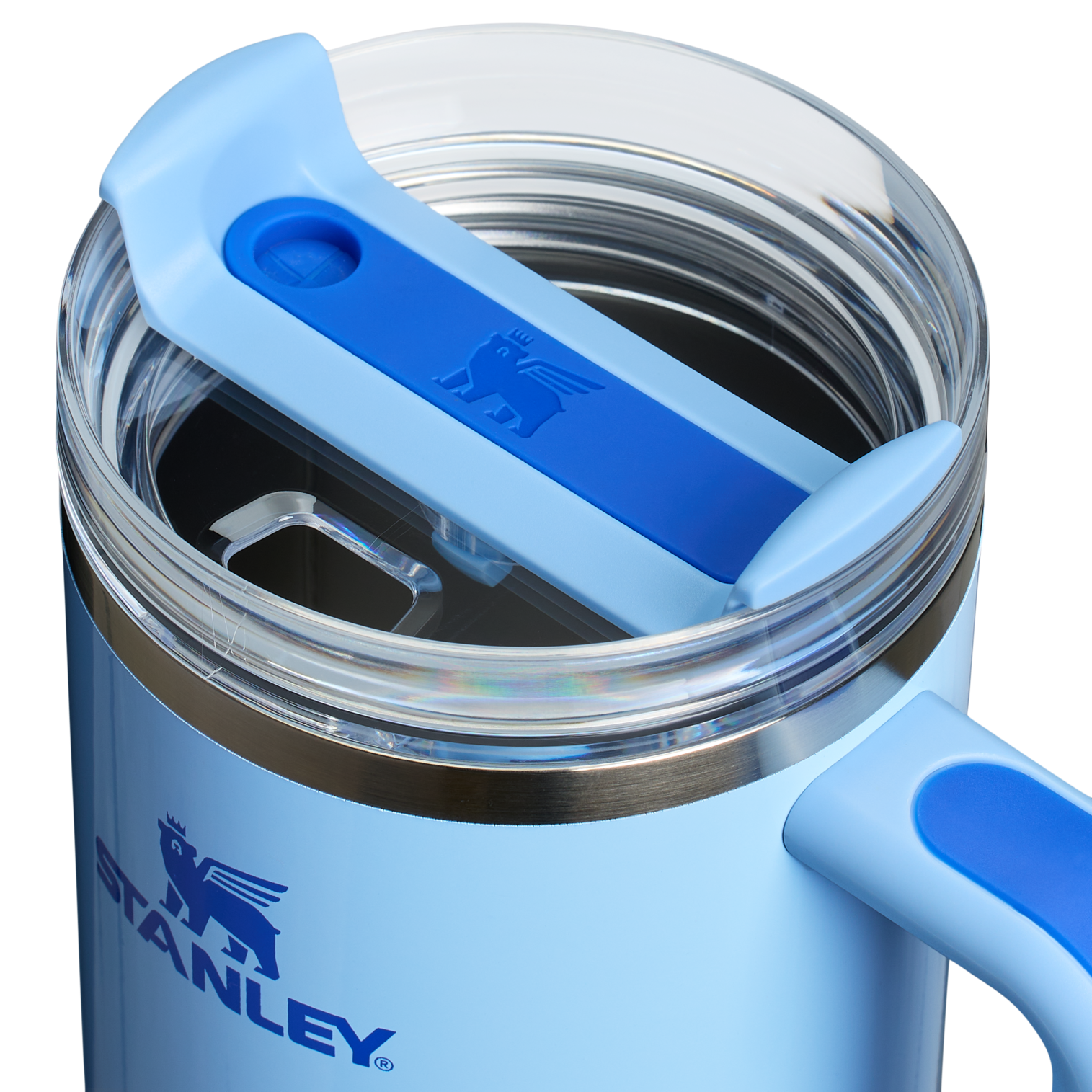 Stanley 40 OZ Quencher Stainless Steel Tumbler In Cornflower Blue From The Oasis Collection
