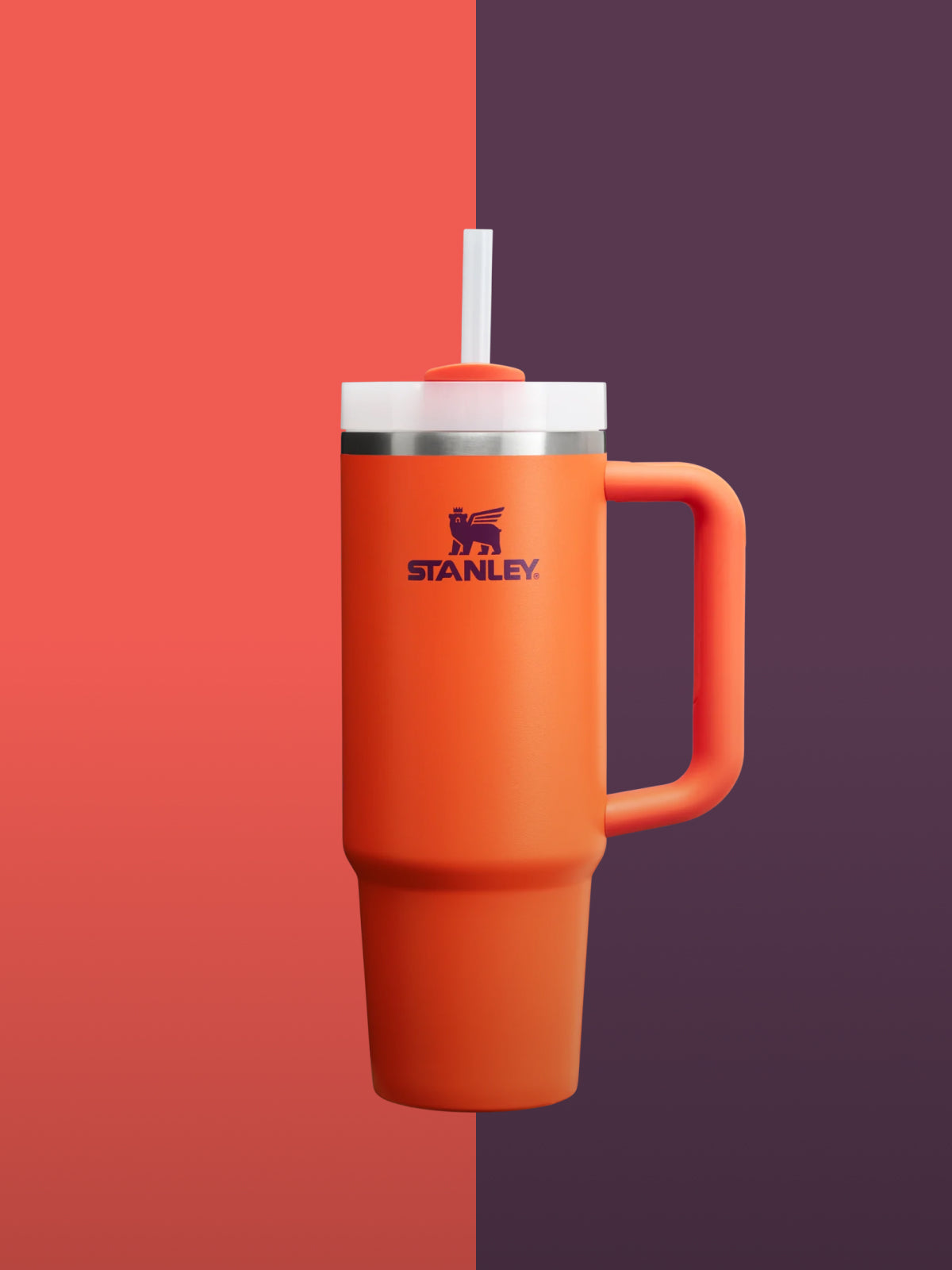 Orange Stanley Stainless Steel Tumbler