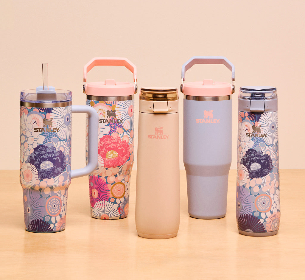 Stanley 1913 x LoveShackFancy Holiday All Day Slim Bottle | 34oz