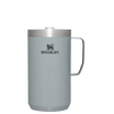 The Stanley Stay-Hot Camp Mug 24 OZ In Hammertone Silver