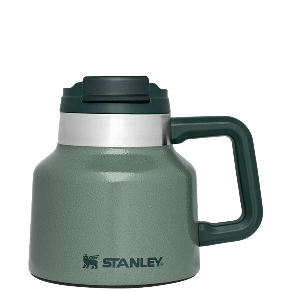 Stanley Adventure 20 oz Stainless Steel mug in Hammertone Green