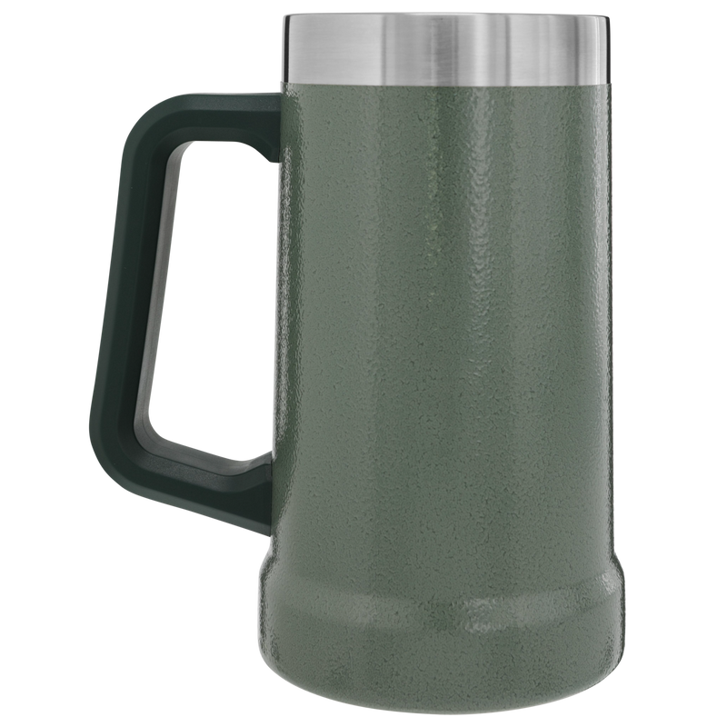 Stanley 1913 Adventure Big Grip Beer Stein 24 OZ in Hammertone Green