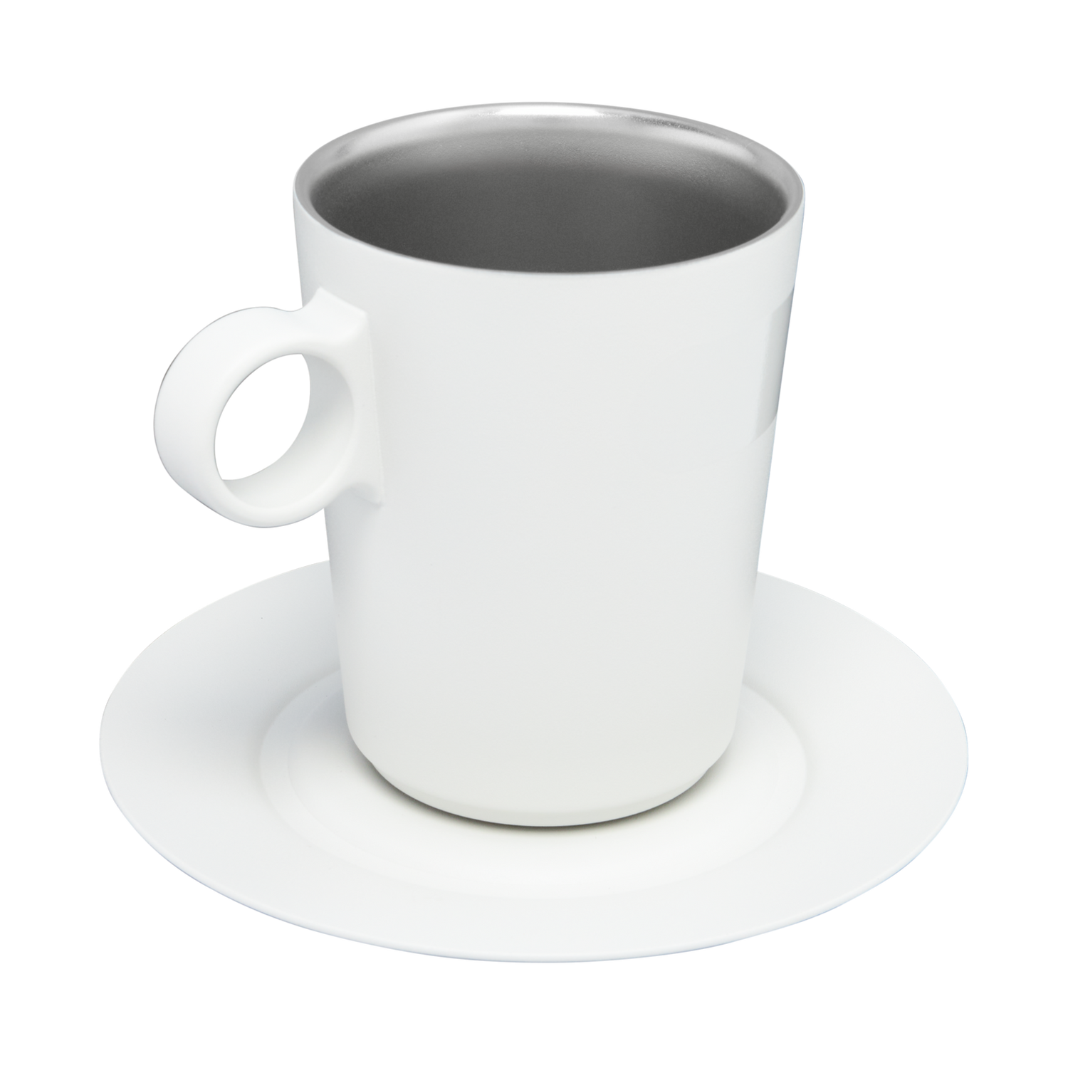 Stanley 1913 The DayBreak Café Latte Cup & Stillness Saucer 10.6 OZ in Pale Stone | View 1