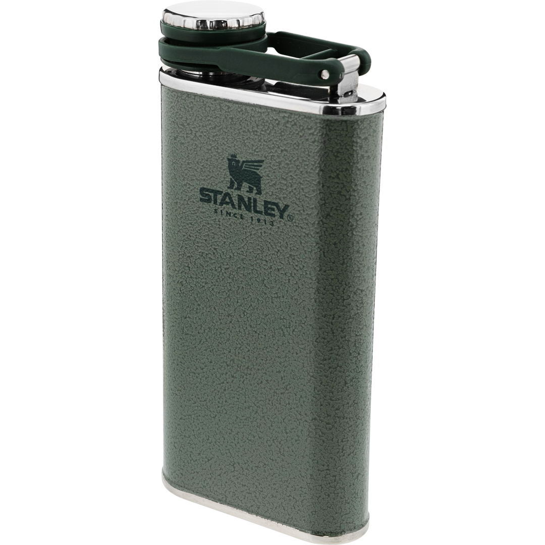Stanley Classic Easy Fill Wide Mouth Stainless Steel Flask, 8 oz 