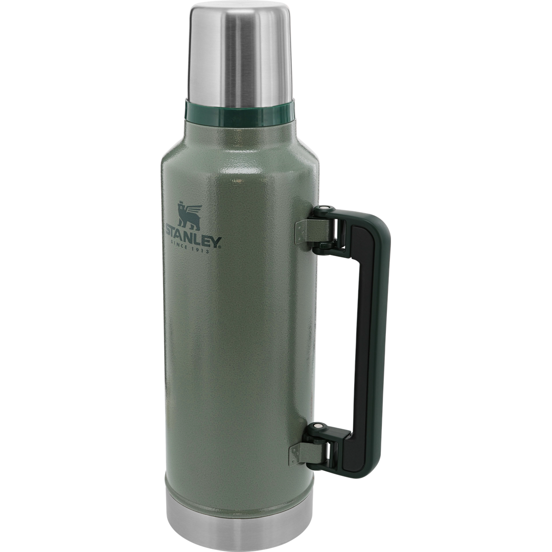 Stanley Classic Stainless Steel Vacuum Insulated Thermos Bottle, 1.1 qt 
