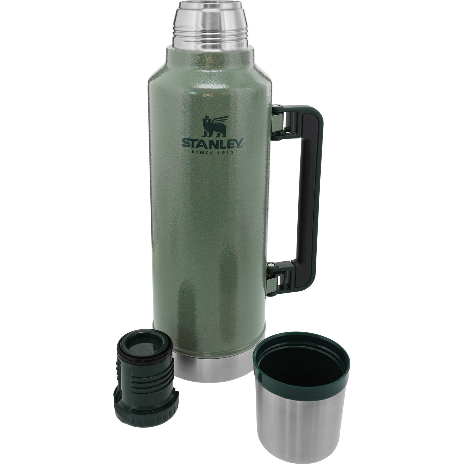 Vintage Classic Vacuum Thermos Bottle Coffee Green Stanley 1.1 QT 1 L  Stainless