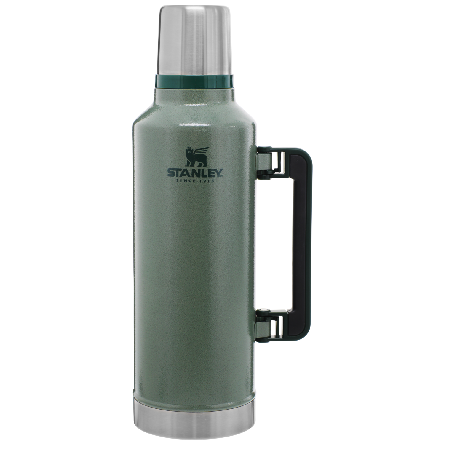 Vintage Classic Vacuum Thermos Bottle Coffee Green Stanley 1.1 QT 1 L  Stainless