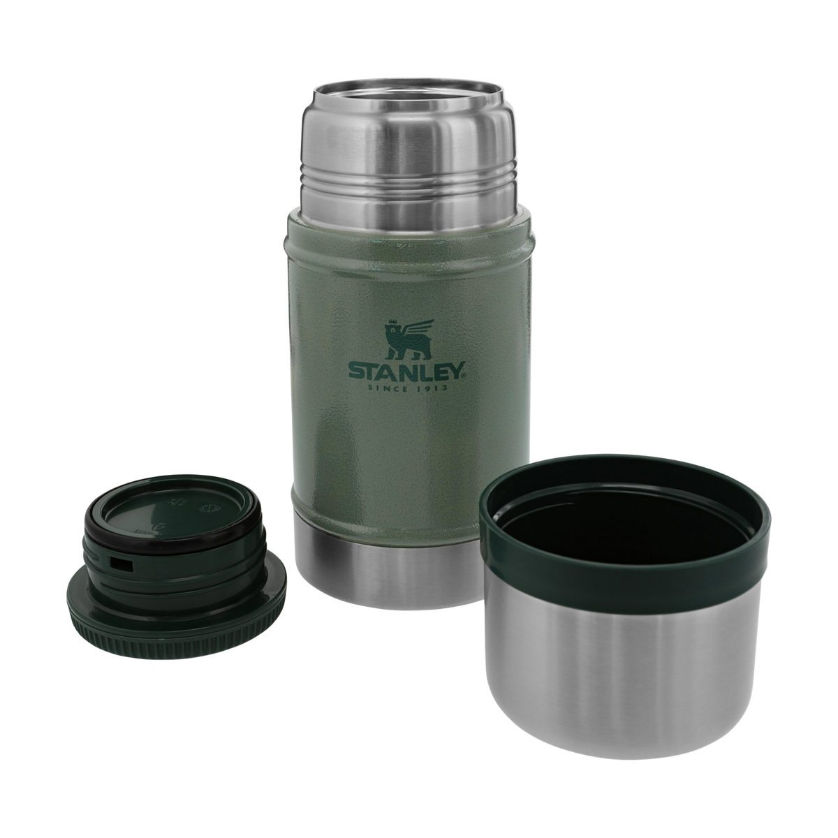 Stanley 24 oz. Classic Legendary Food Jar Hammertone Silver Stanley 24 oz. Classic Legendary Food Jar Hammertone Silver