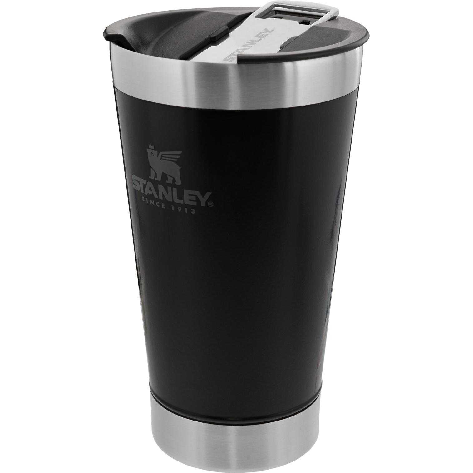 Classic Stay Chill Beer Pint | 16 OZ: Matte Black