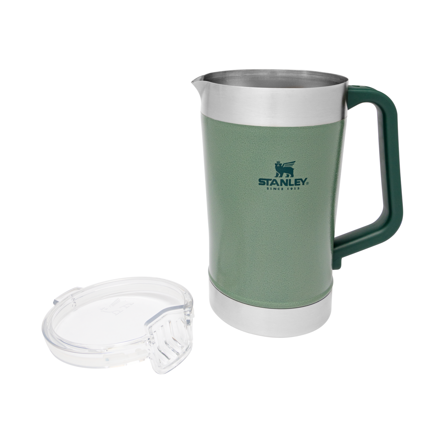 Classic Stay Chill Beer Pitcher | 64 OZ: Hammertone Green