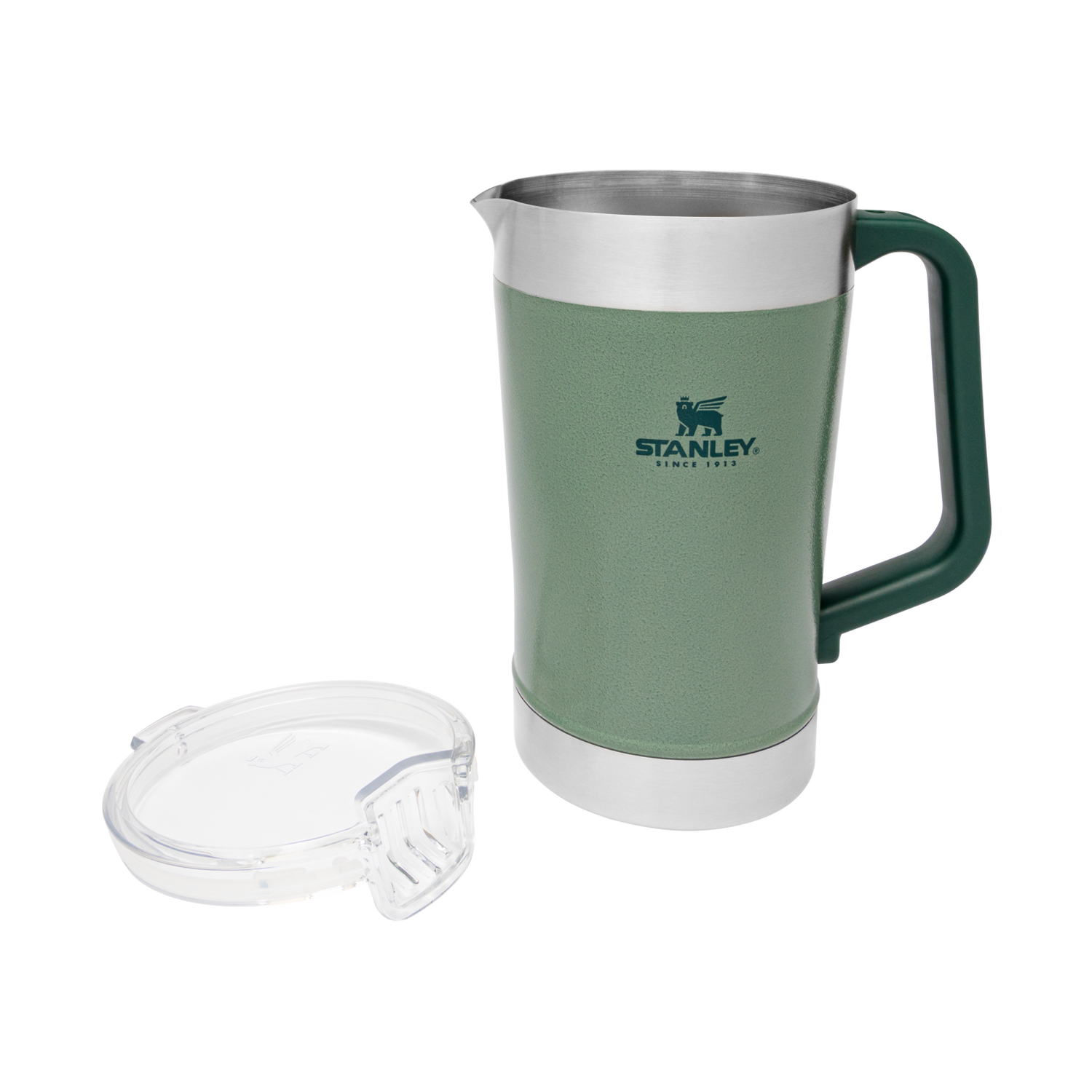 Stanley 1913 Classic Stay Chill Beer Pitcher 64 OZ in Hammertone Green | View 2