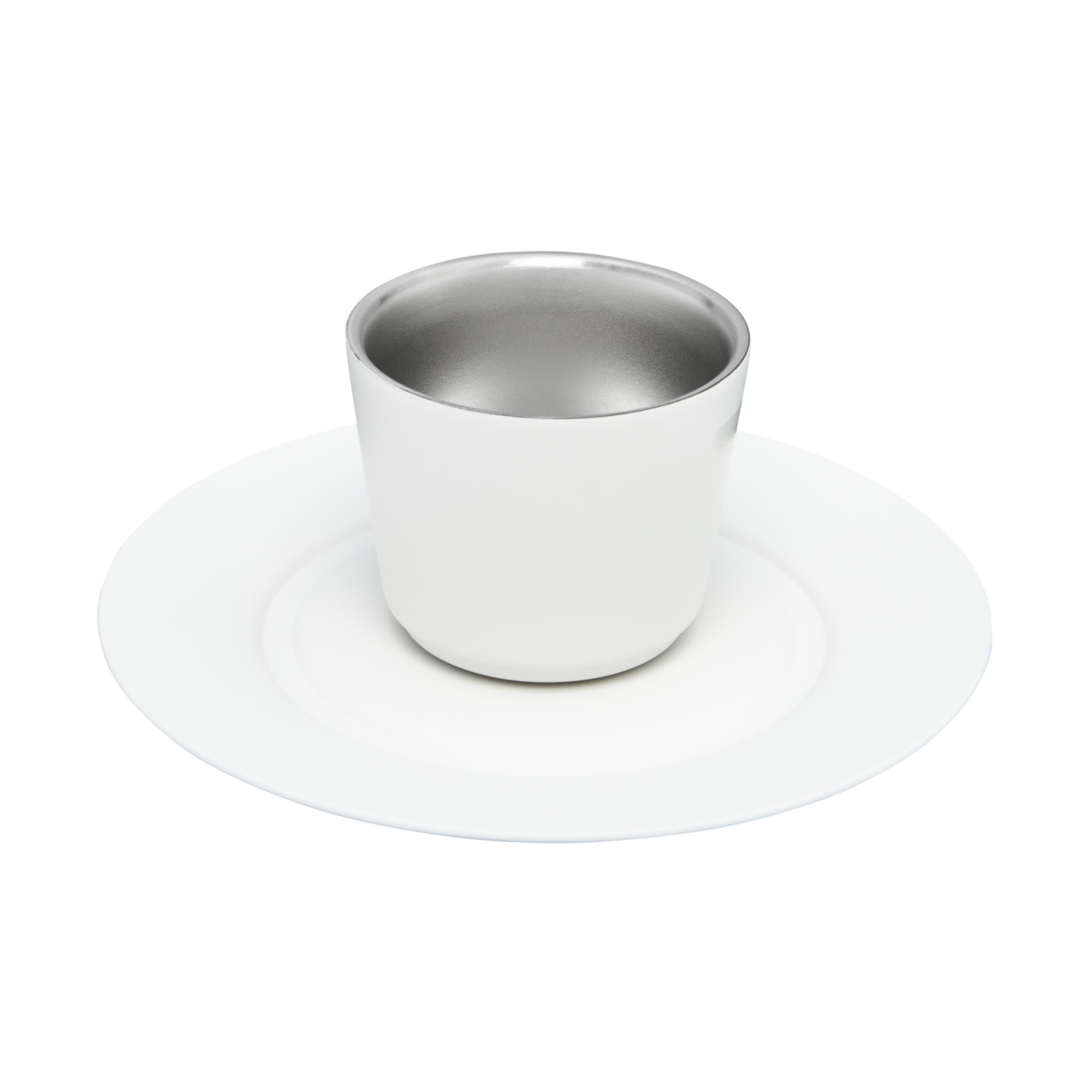 The DayBreak Demitasse Cup & Stillness Saucer | 2.2 OZ: Pale Stone