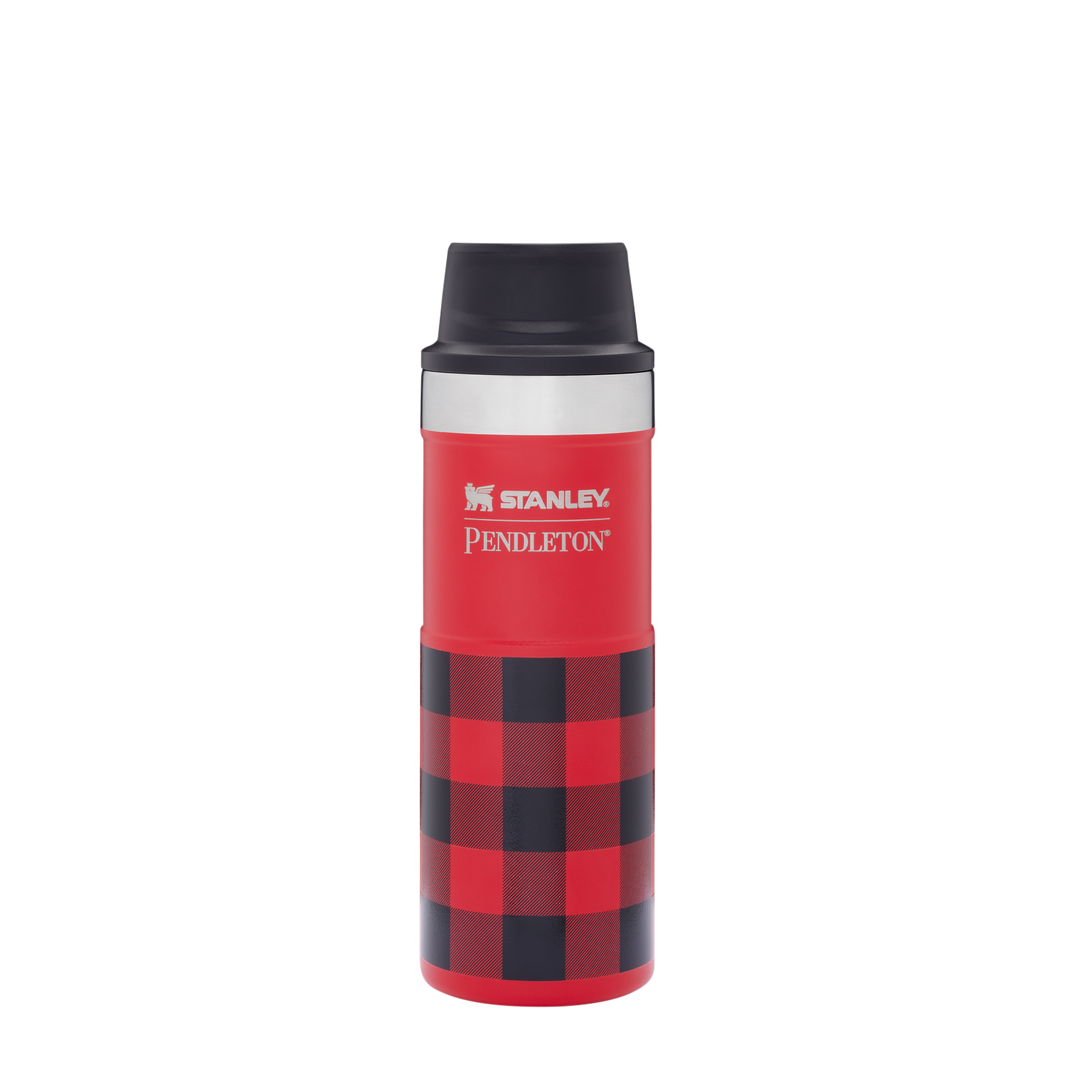 Grey Buffalo Plaid Mug-16oz-Insulated coffee Mug - The Simple Man