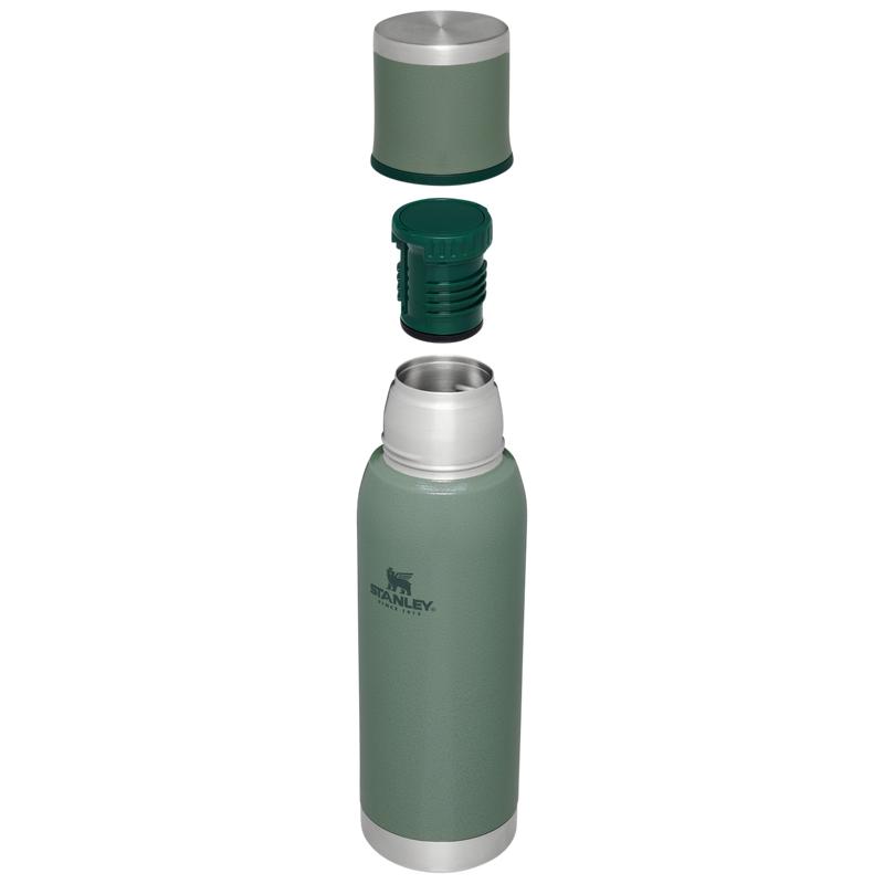 Stanley 1913 Adventure To-Go Bottle 25 OZ in Hammertone Green | Cross Section View