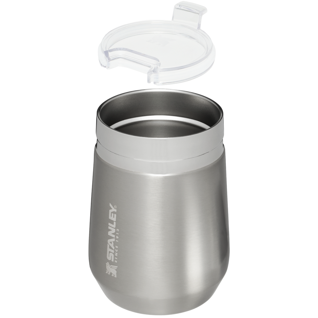 STANLEY Thermos Metal Stainless Steel Cup. 14 Ounces. Screw Top Lid  Insulated